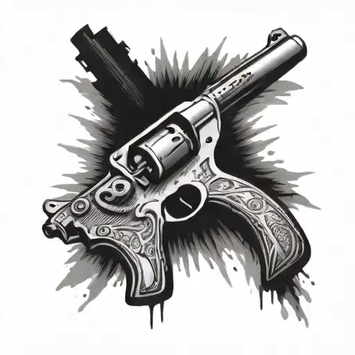 A Cool Gun That Says You Fondle My Trigger Then U Blame My Gun