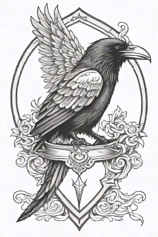 Raven Shield Adorned