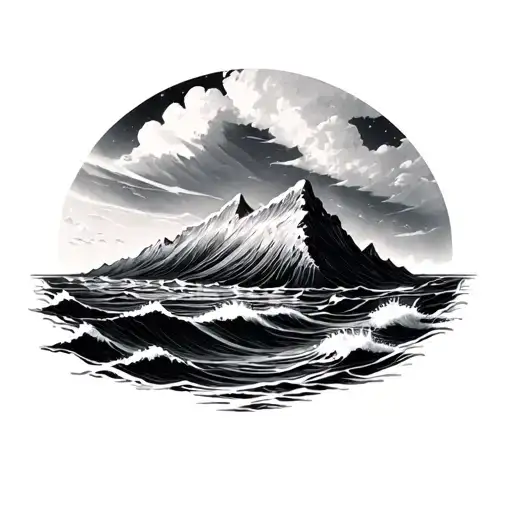 Ocean And Mountain