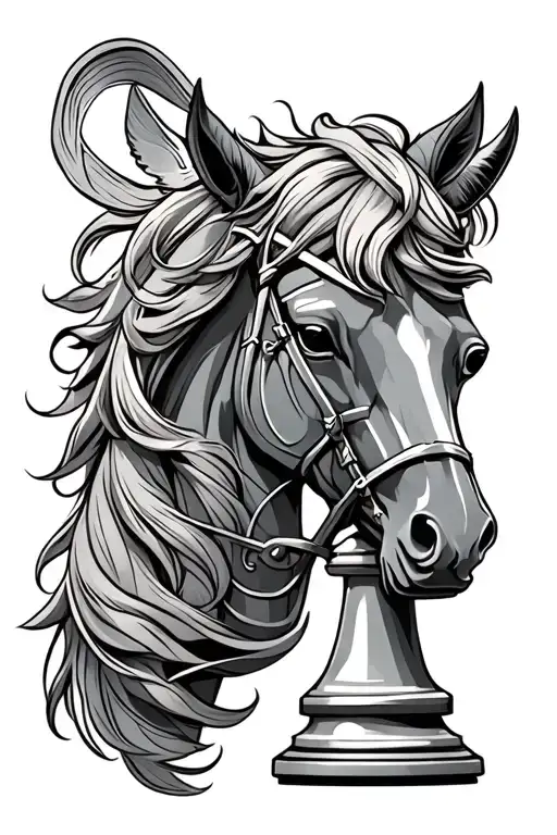 Knight Horse Chess Piece