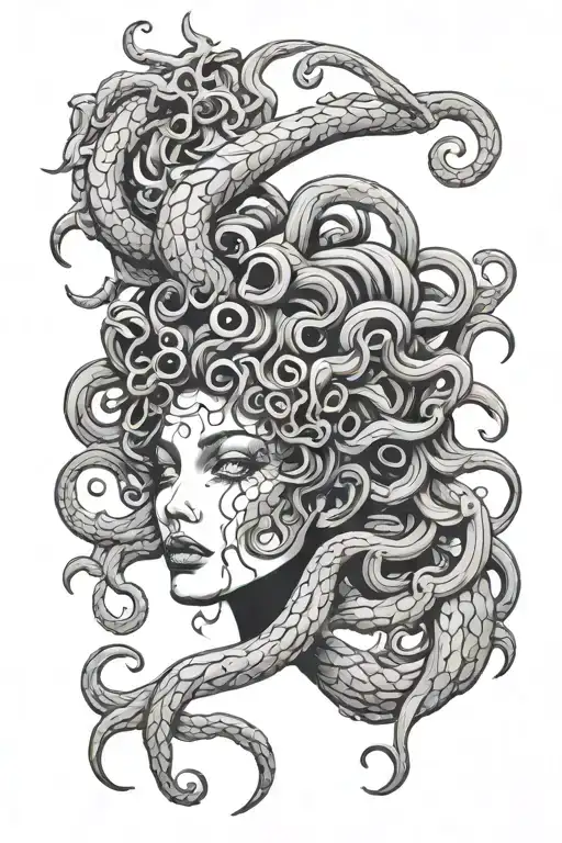 Medusa Head Surrounded
