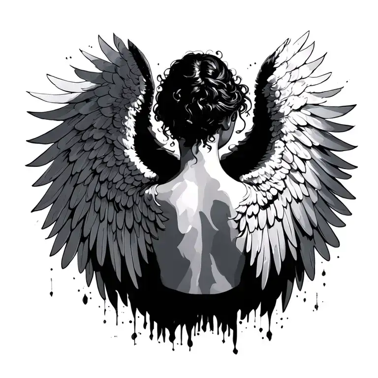 Angel Wing On The Back