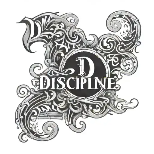 Word 'Discipline' Written
