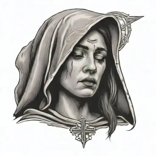 Mary Seven Sorrows Crying