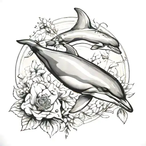 Dolphin And Bees