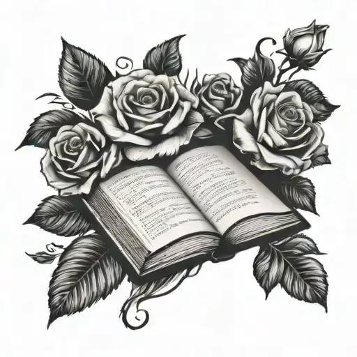 Book And Roses