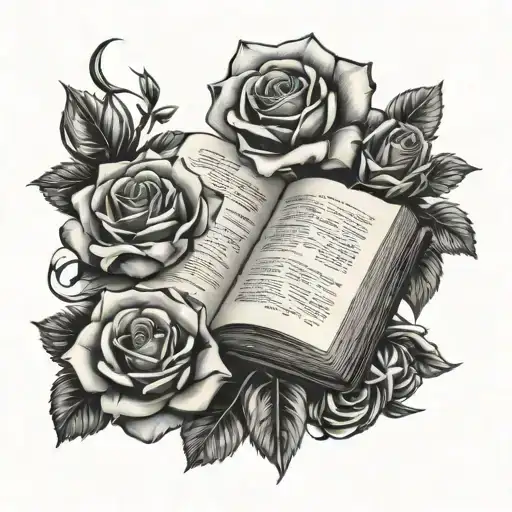 Book Vintage And Roses