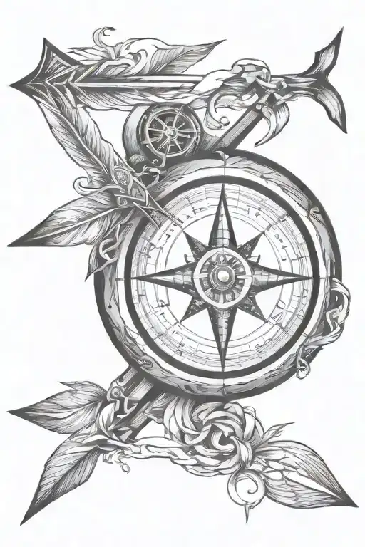 Arrow And Compass