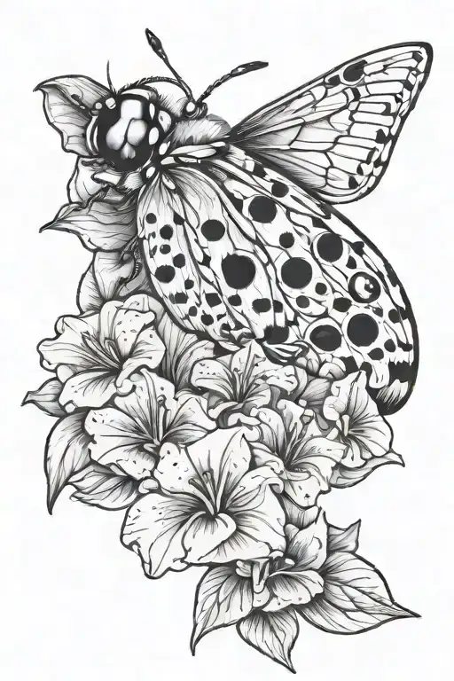 Orhid Ladybug Petunia Dove