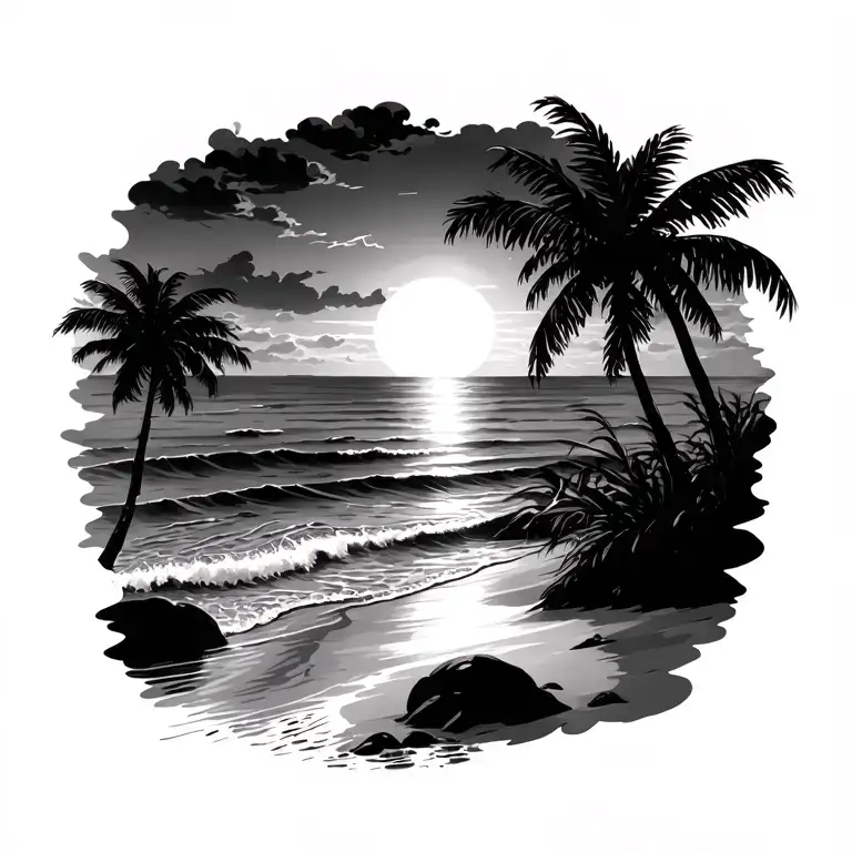 Sunset Beach Sunset Inside