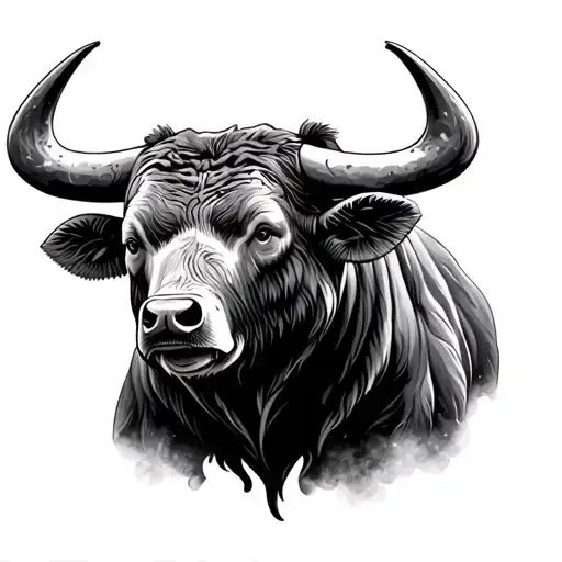 Stock Market Bull And Bear Head