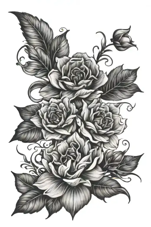 Birth Flower Intertwined February And December