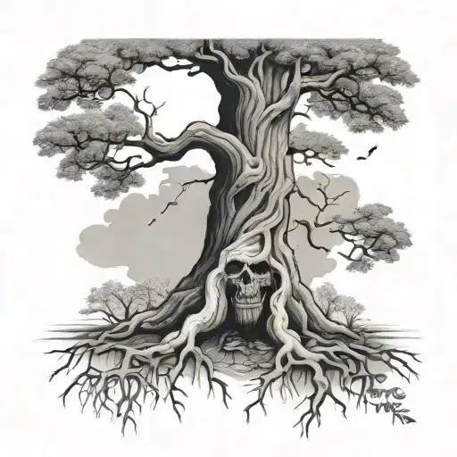 A Tree Can't Grow To Heaven Unless Its Roots Reach Down To Hell