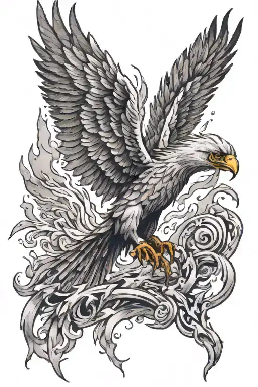 Phoenix Rising From The Ashes