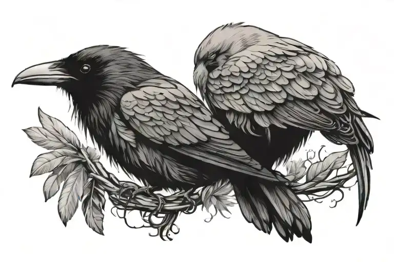 A Tribal Healer A Baby Girl Raven Feathers