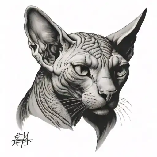 Sphynx Cat Egyptian