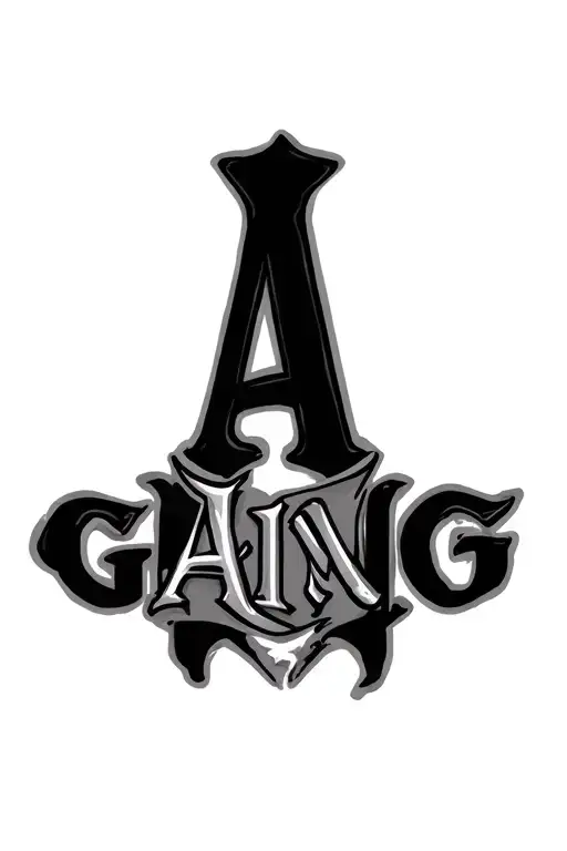 American Gang Lettering