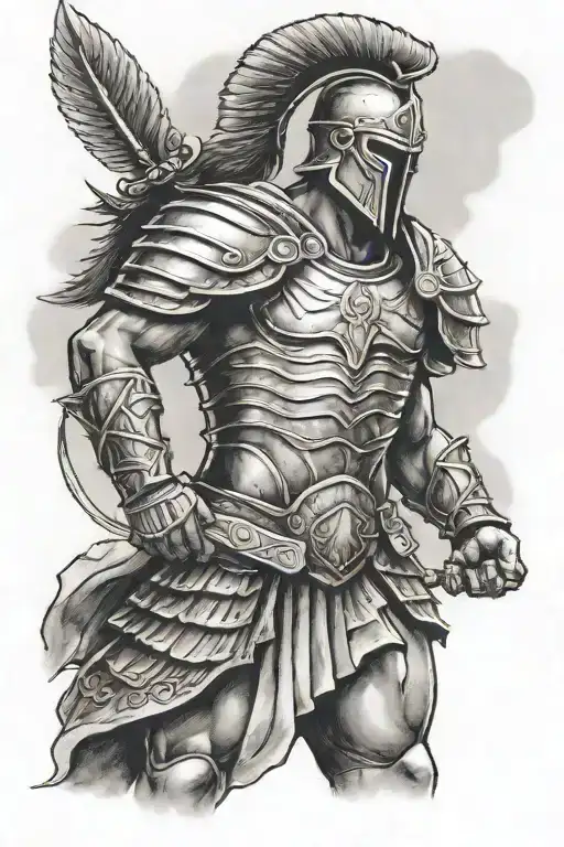 Sparta Warrior Standing