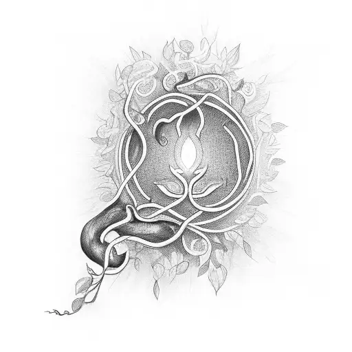 Beam Of Light And Love Vine