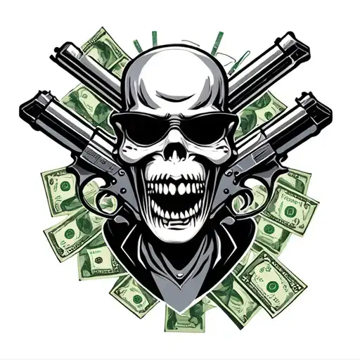 Gangster And Guns Money Drugs Used To Be Fun Evil Dark