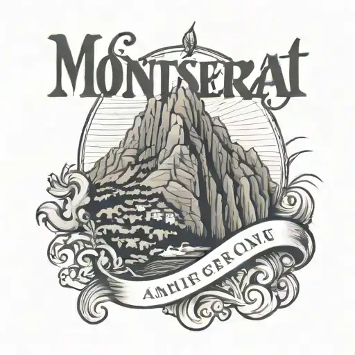 Montserrat With Word Amari