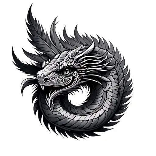 Aztec Feathered Serpent