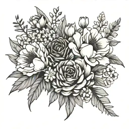 Birth Flower Bouquet