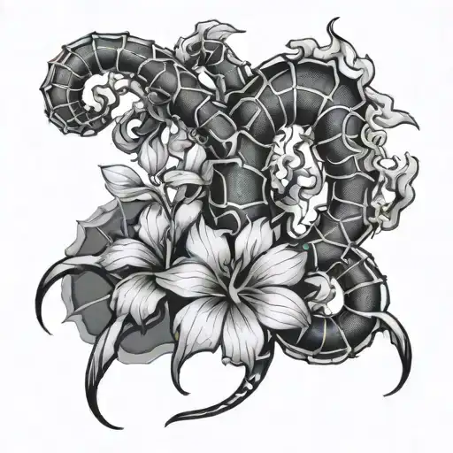 Scorpio Sign Flowers