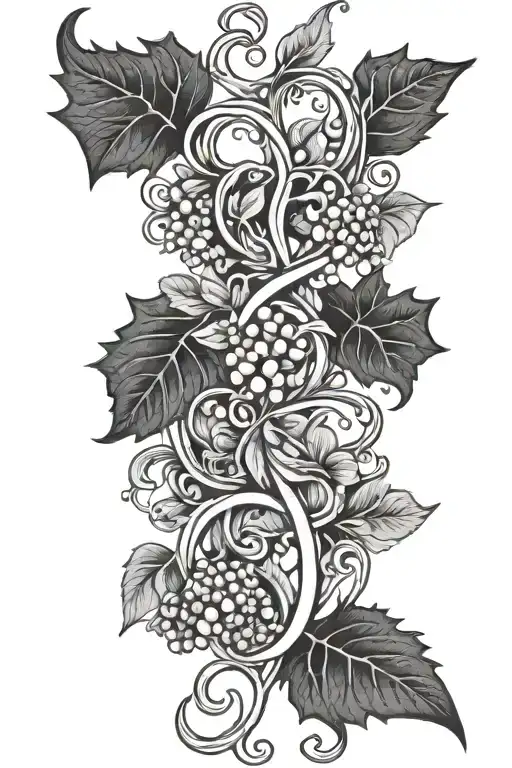 Vine Representing Fertility And Triumph