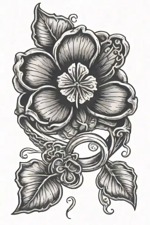 Claddah Ring With Clover Intertwined Within