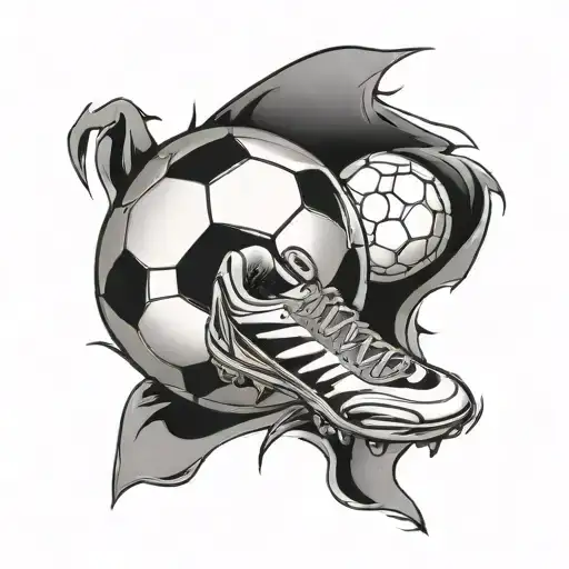 Soccer Ball And Number 9