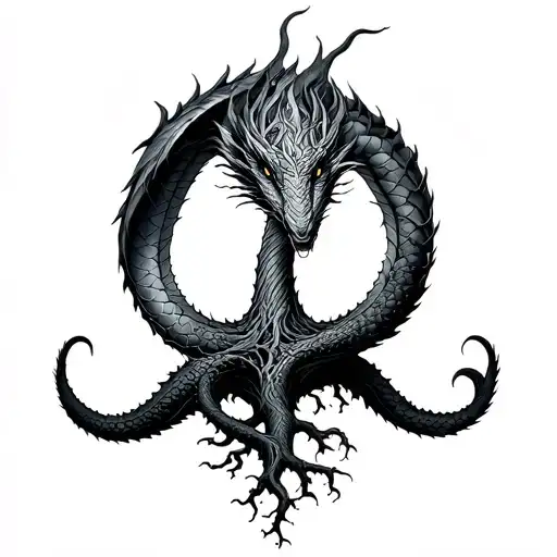 Jormungandr And Yggdrasil