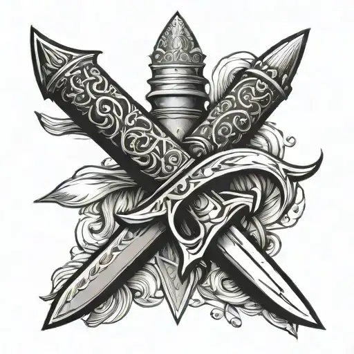 Masculin Minimalist Dagger