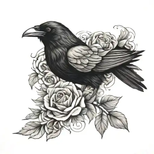 Raven And Rose