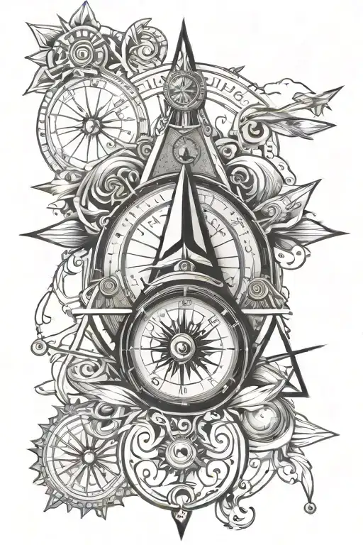 Compass Bicycle All Seeing Eye
