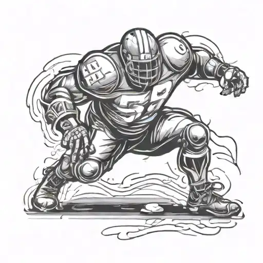 Offensive Lineman Football