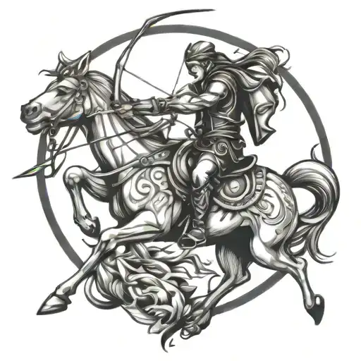 Sagittarius Archer Riding