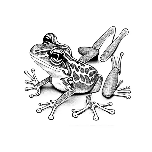 Puerto Rican Frog With A Polish