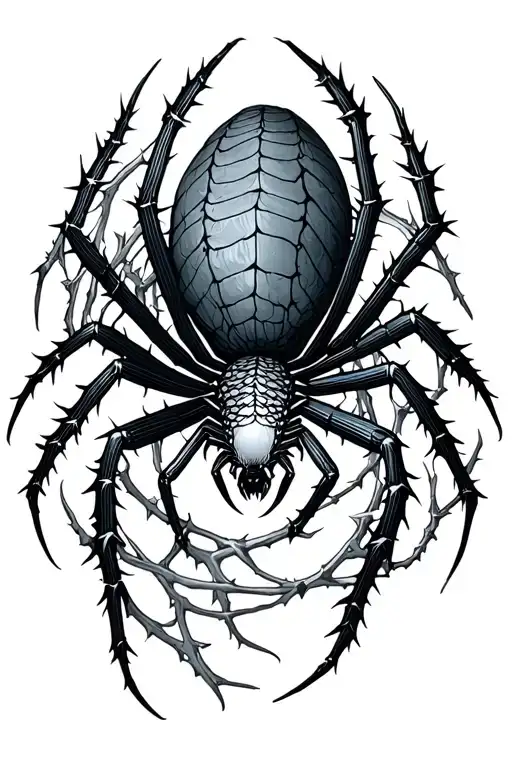 Spider Weaving The Future With Thorns