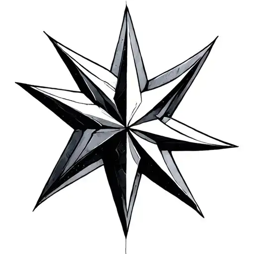 8 Sided Nautical Star