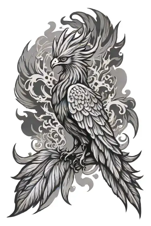 Phoenix Rising From Ashes