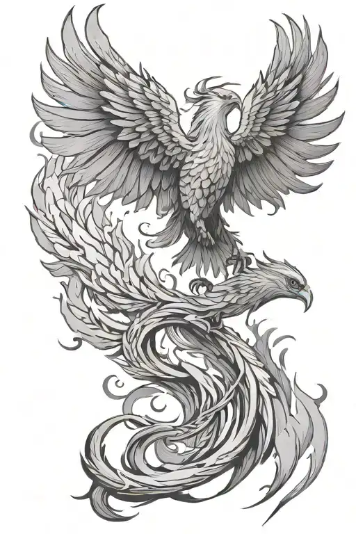 Phoenix Rising From Ashes