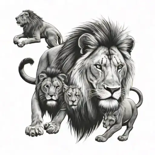 Family Lion