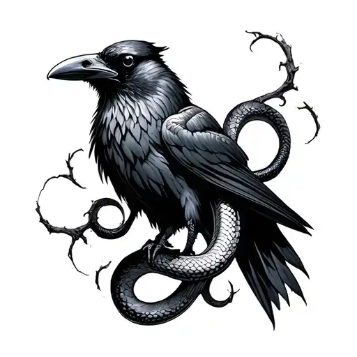 Raven And Serpent