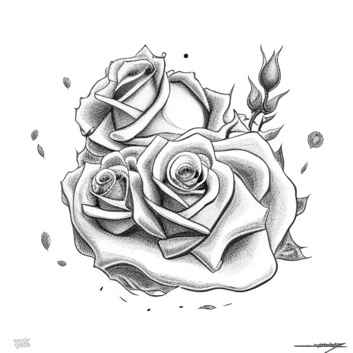 Familia With Roses Clouds Crown