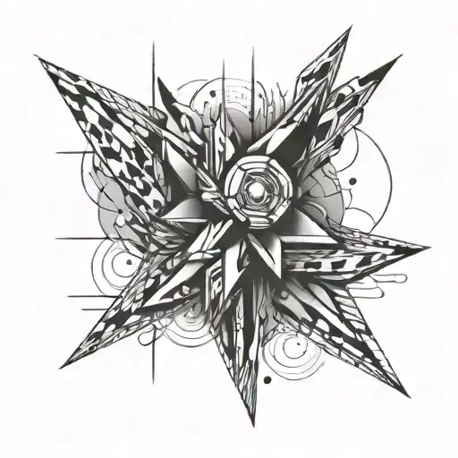 Futuristic Abstract Tatto