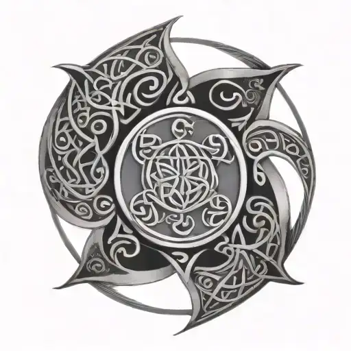 Celtic Triple Moon