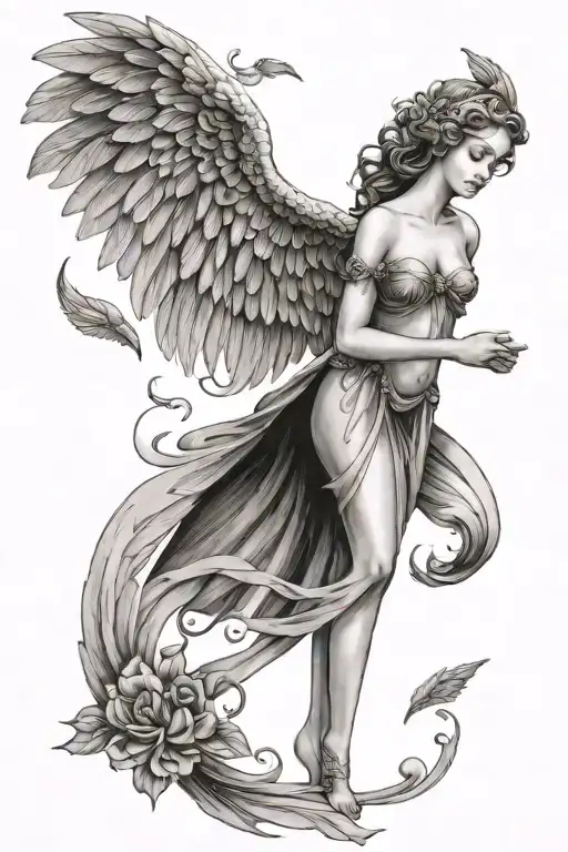 The Pearls Of Aphrodite Full Body Angel Wings
