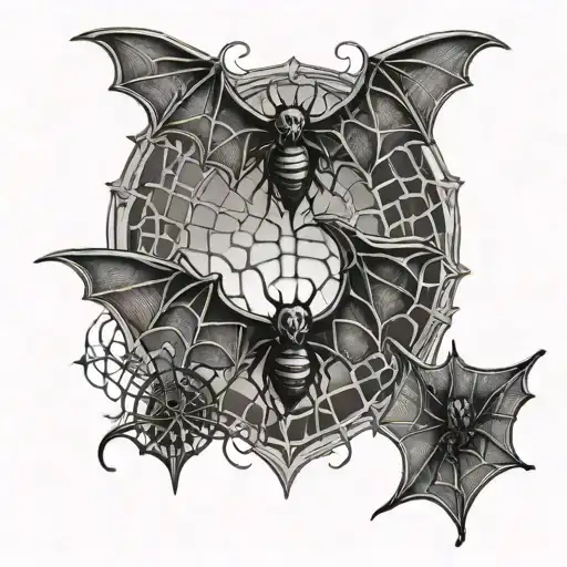 Spiderweb Bats Goth