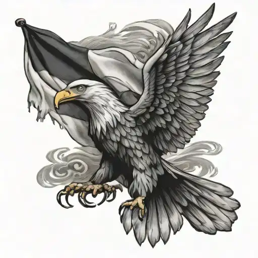German Flag Realism Eagle